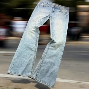 Amethyst Jeans Women 9T Light Blue Bootcut Stretch Denim Casual Y2K Aesthetic